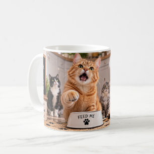 Tasse drôle pour chat « Je travaille pour mon chat