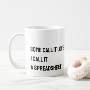 Tasse drôle pour comptable amateur de feuilles de