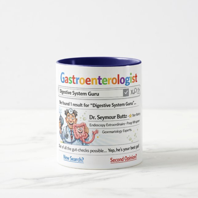 Tasse drôle pour gastroentérologue (Centre)