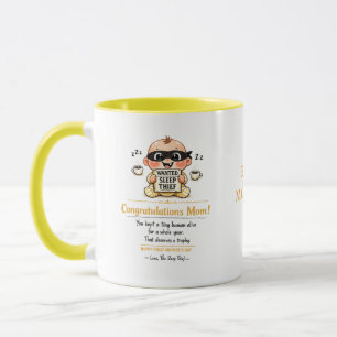 Tasse drôle pour la première fête des mères, bébé 