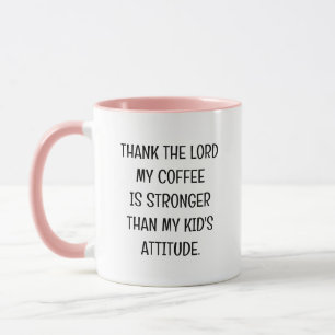 Tasse drôle pour maman avec attitude de gamin