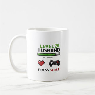Tasse drôle pour mari gamer Pixel Art Design Rétro