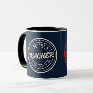 Tasse drôle pour professeur pour argent et célébri