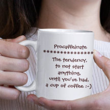 Tasse drôle Procaféiner pour les amateurs de café 