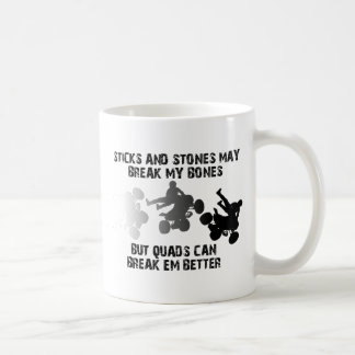 Tasse drôle quad VTT Bâtons Et Pierres
