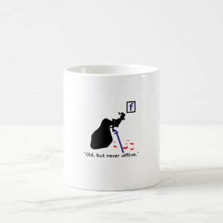 Tasse drôle sur les médias sociaux, tasse humorist