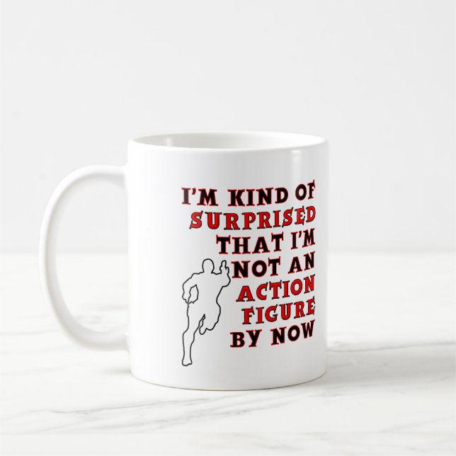 Tasse Drôle Surprise Figurine Articulée (Gauche)