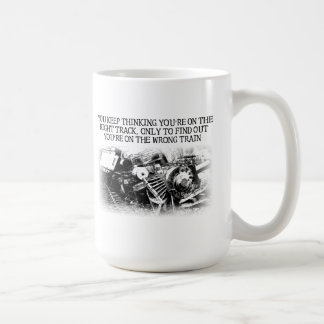 Tasse Drôle Voie Bonne Train Faux