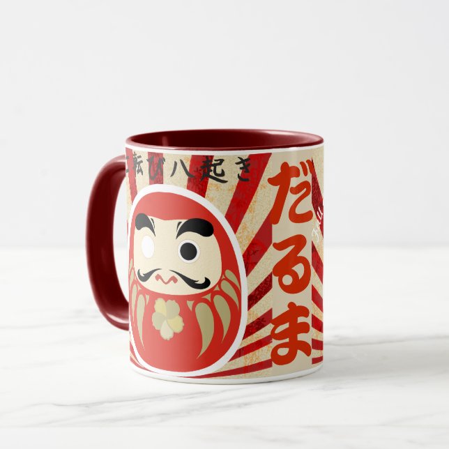 tasse du 七転び八起き DARUMA (Devant gauche)