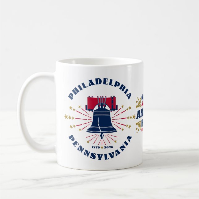 Tasse du 250e anniversaire de la cloche de la libe (Gauche)
