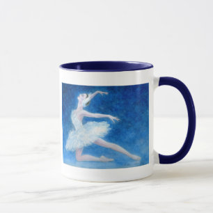 Tasse du ballet 2-Sided de lac swan