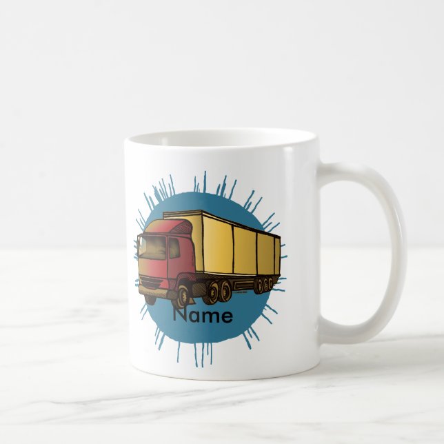 Tasse du camion à benne rouge (Droite)