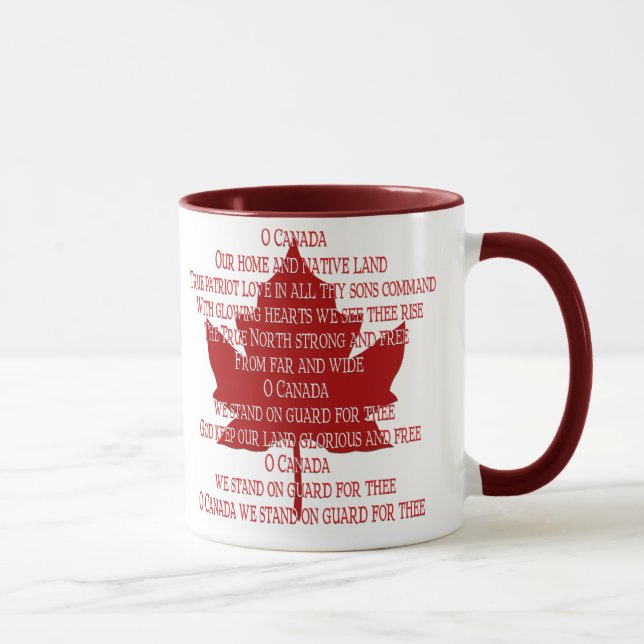 Tasse du Canada de tasse de café de souvenir (Droite)