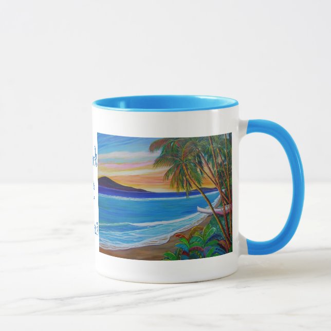 tasse du coucher de soleil de la fosse aux requins (Droite)