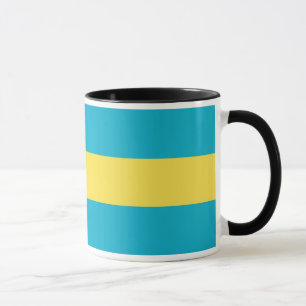 Tasse du drapeau des Bahamas