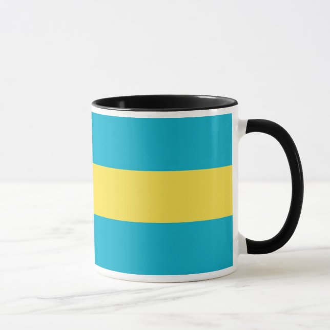 Tasse du drapeau des Bahamas (Droite)