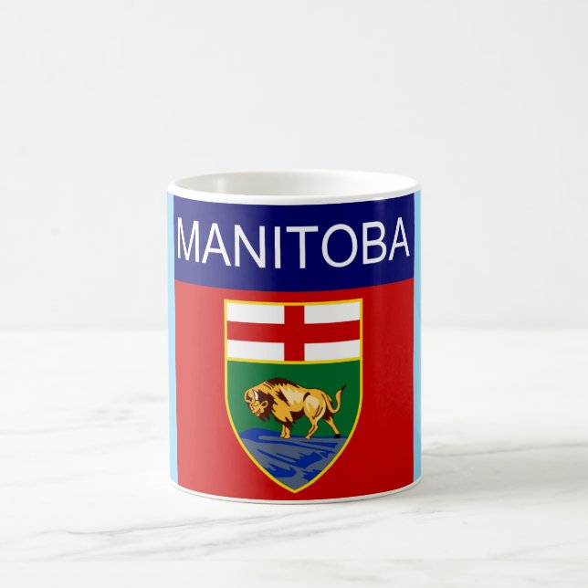 Tasse du drapeau du Manitoba (Centre)