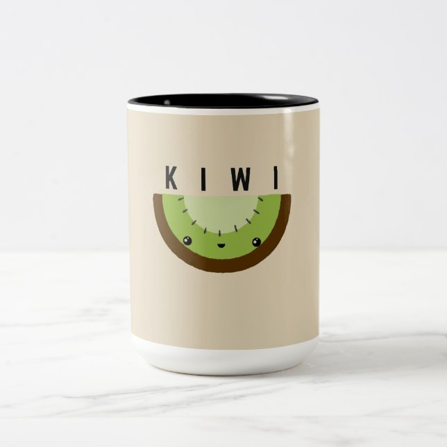 Tasse du kiwi | de Kawaii | (Centre)