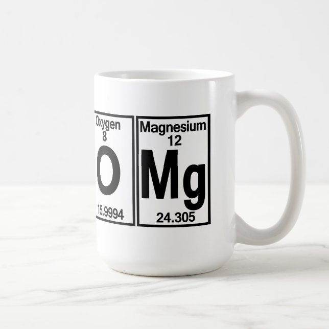 Tasse du magnésium OMG d'O (Droite)