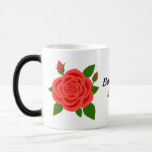 Tasse du matin de la fête des mères Red Rose