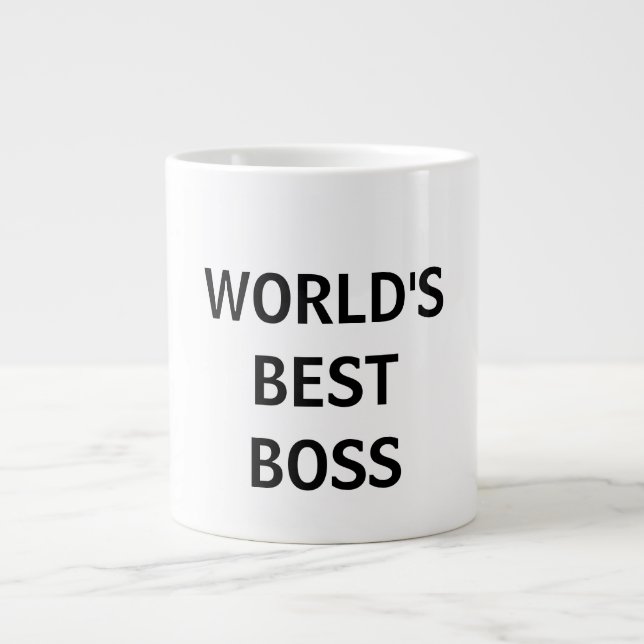 Tasse du meilleur patron du monde (Devant)
