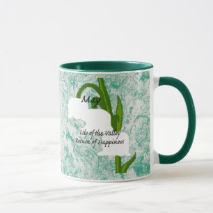 Tasse du muguet de fleur de mai