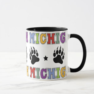 Tasse du nord haute colorée du Michigan avec des