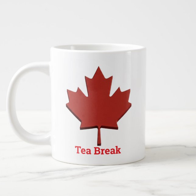 Tasse du Patrimoine canadien – Pause-thé « bilingu (Gauche)