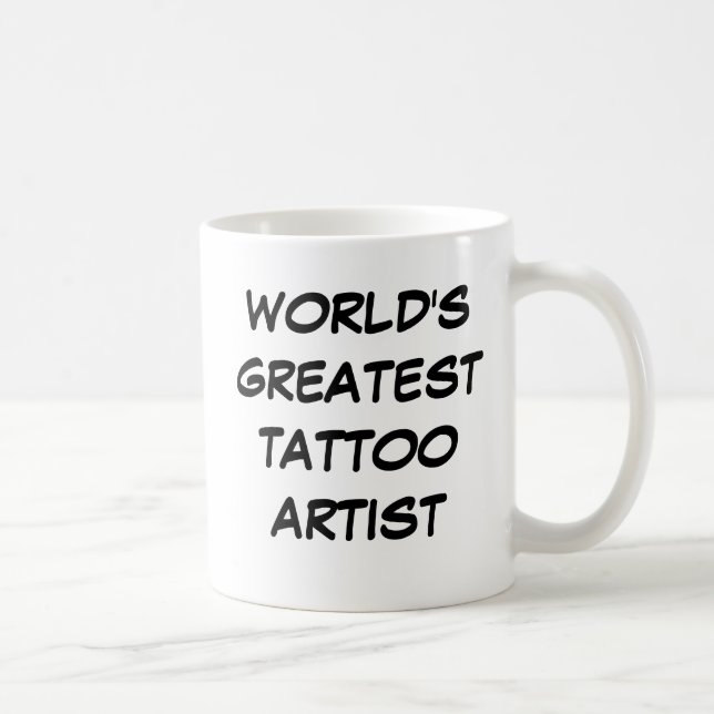 Tasse du plus grand "artiste du tatouage du monde" (Droite)