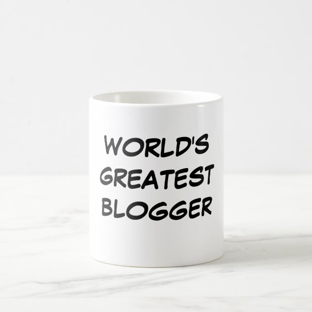Tasse du plus grand "Blogger du monde" (Centre)