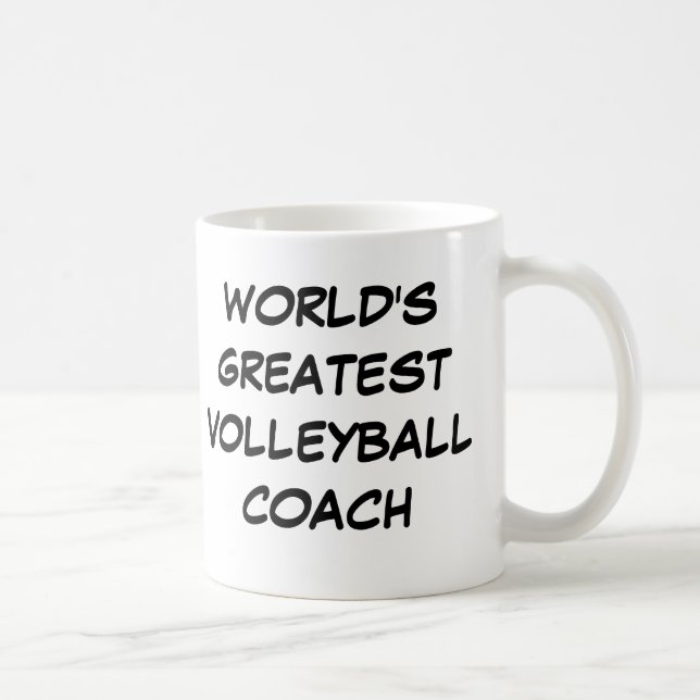 Tasse du plus grand "entraîneur du volleyball du (Droite)