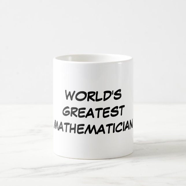 Tasse du plus grand "mathématicien du monde" (Centre)