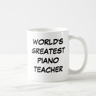 Tasse du plus grand "professeur de piano du monde"