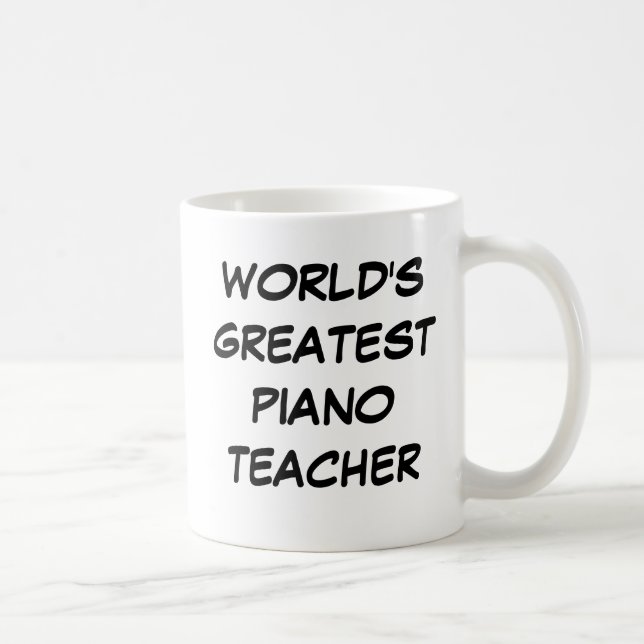 Tasse du plus grand "professeur de piano du monde" (Droite)