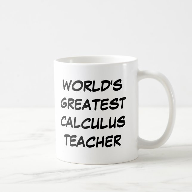 Tasse du plus grand "professeur du calcul du (Droite)