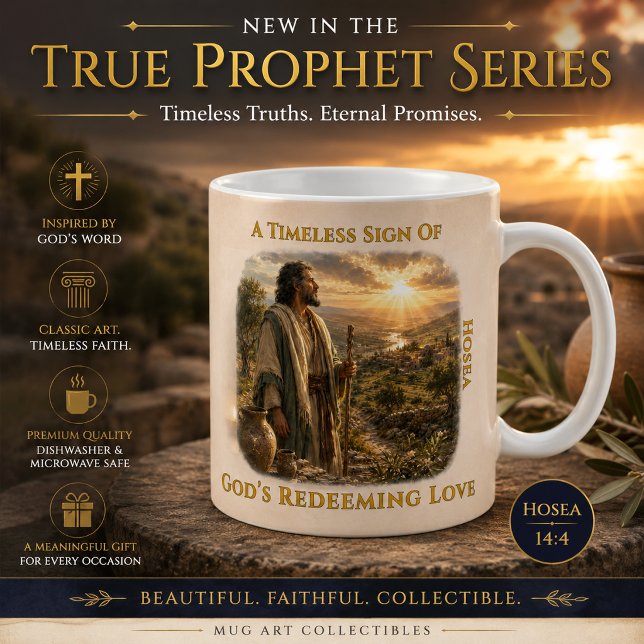 Tasse du prophète Osée – Art de l'Écriture bibliqu (Créateur téléchargé)