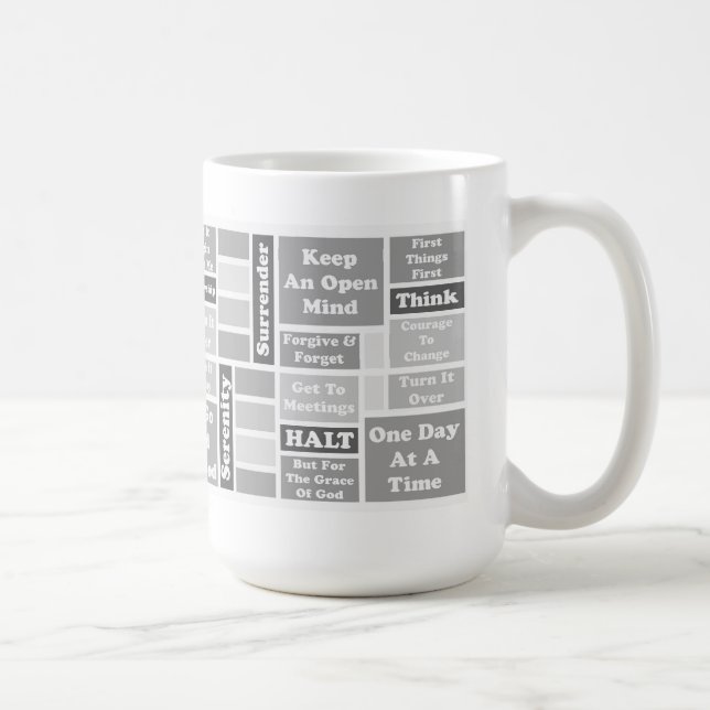 tasse du slogan 12-Step (Droite)