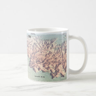 Tasse du sud de carte de jante de canyon grand