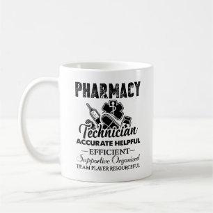 Tasse du travail de technicien de pharmacie