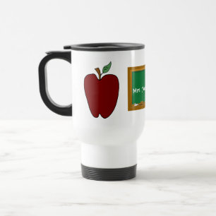 Tasse du voyage du professeur d'Apple de pays