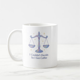 Tasse du zodiaque Balance – Couleurs de licorne po