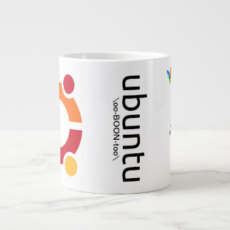 Tasse d'Ubuntu avec Tux frappant Windows