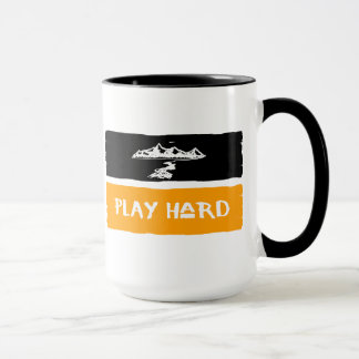 Tasse dure de montagne de jeu