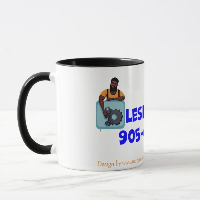 Tasse échantillon pour faire de la publicité pour  (Gauche)