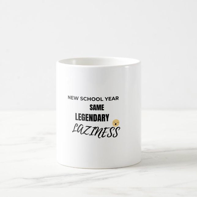 Tasse École Émoticône Mignonne (Centre)