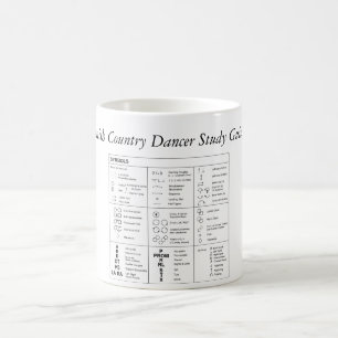 Tasse écossaise de guide d'étude de danseur de