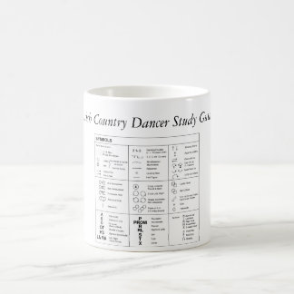 Tasse écossaise de guide d'étude de danseur de
