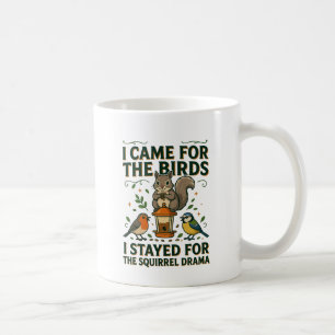 Tasse Écureuil Drôle pour les Amateurs d'Oiseaux