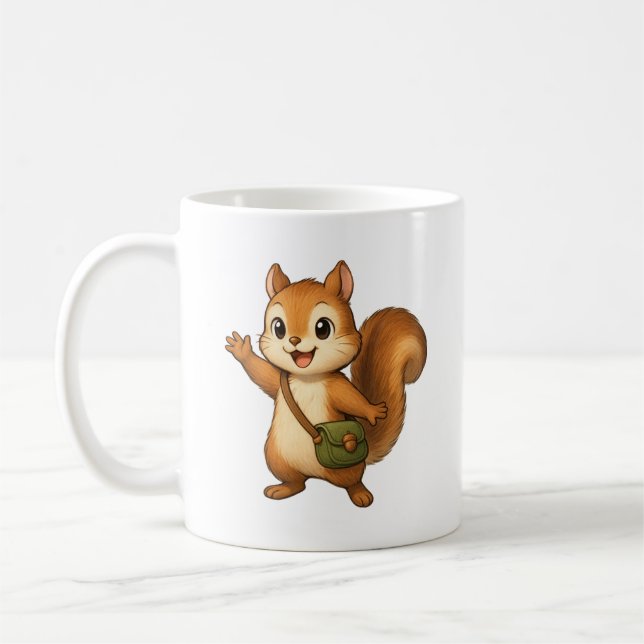 Tasse Écureuil Mignon – Okojo et ses Amis (Gauche)