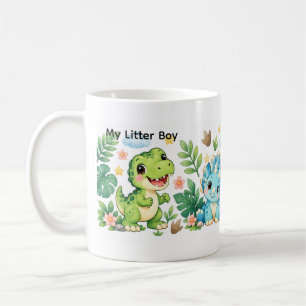 Tasse Éditables Mignon Dinosaure Kawaii